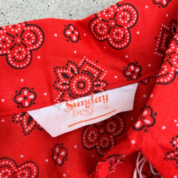 VINTAGE WESTERN PAISLEY LONG SLEEVE! - Picture 7 of 7